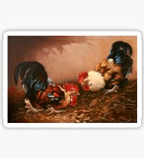 cockfight - male conversation Sticker