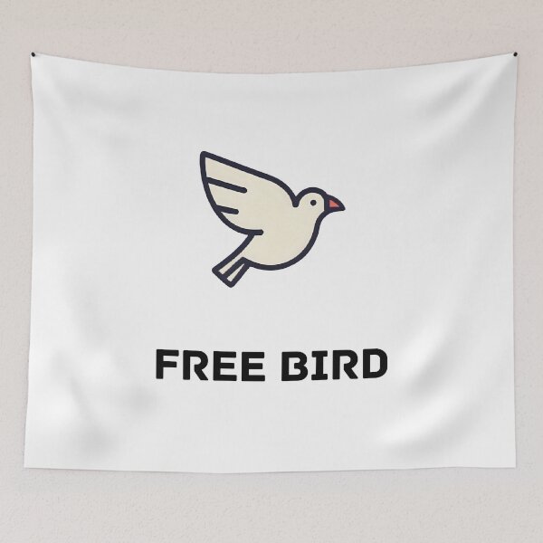Item preview, Free Bird Sticker designed and sold by HELLO TIGER.