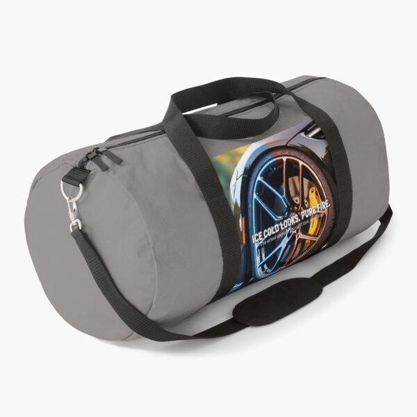 Item preview, Ice Cold Looks Pure Fire Custom Car Poster: Alloy Wheel Caliper Canvas designed and sold by Creative-RE.