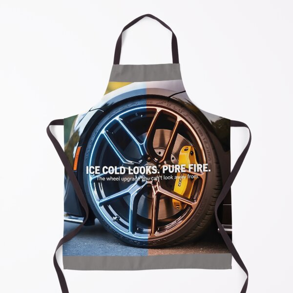 Item preview, Ice Cold Looks Pure Fire Custom Car Poster: Alloy Wheel Caliper Canvas designed and sold by Creative-RE.