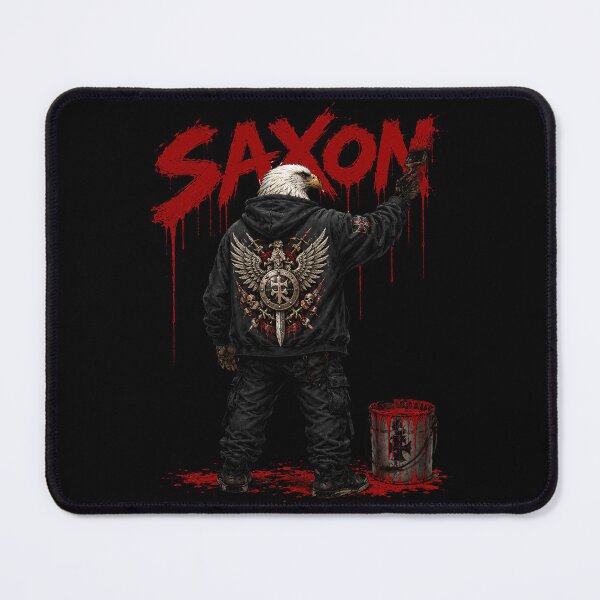 Item preview, Saxon Heavy Metal Eagle Graffiti Streetwear designed and sold by ZHISUART.