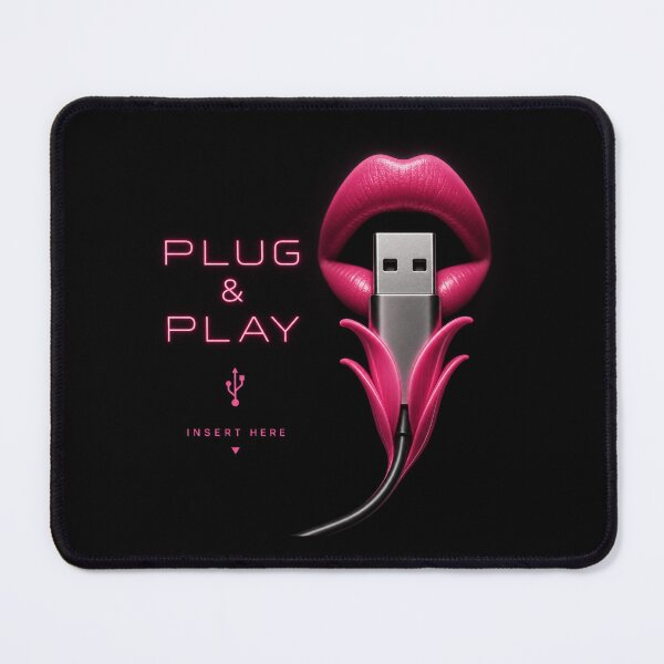 Item preview, Plug & Play – Neon Lips USB Design designed and sold by rolfzogg.
