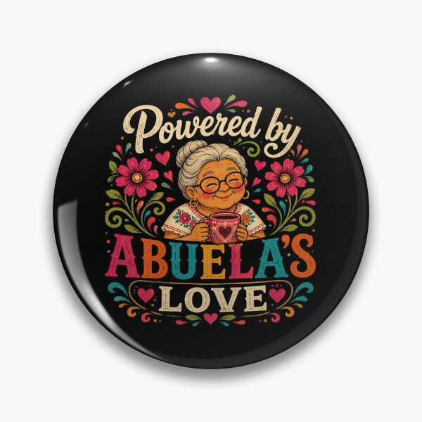 Item preview, Powered by Abuela's Love | Cute Hispanic Grandma Floral Folk Art Design designed and sold by RJACreative.