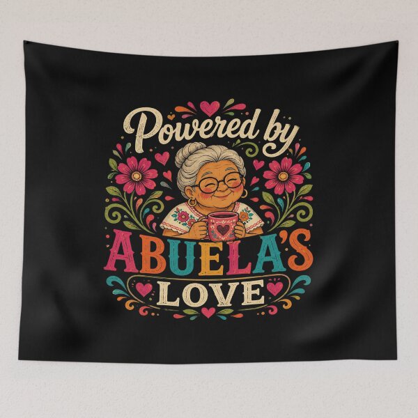 Item preview, Powered by Abuela's Love | Cute Hispanic Grandma Floral Folk Art Design designed and sold by RJACreative.