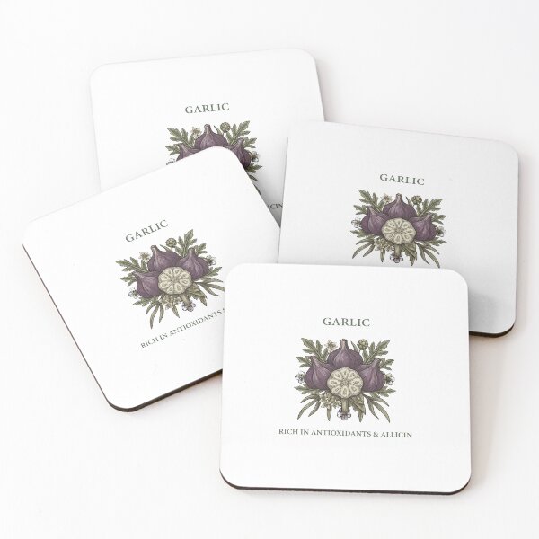 Item preview, Garlic Rich in Antioxidants & Allicin designed and sold by Colorful-Garden.