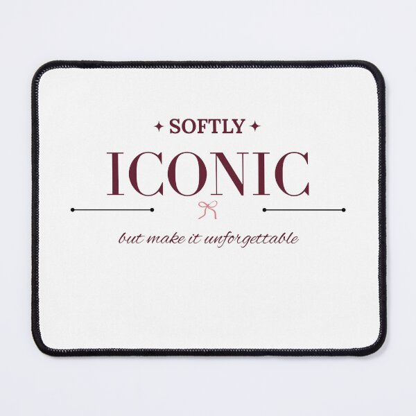 Item preview, Softly Iconic Typography | Minimalist Coquette Quote Art designed and sold by Sparkle First Co..