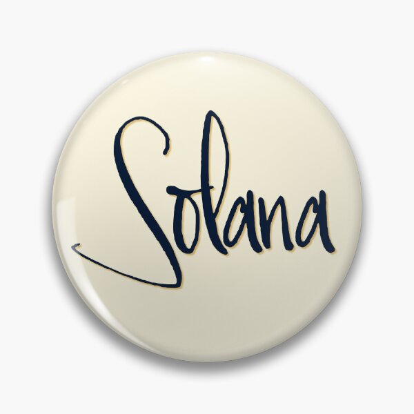 Item preview, SOLANA personalized type design designed and sold by CharlottePlaceArt.