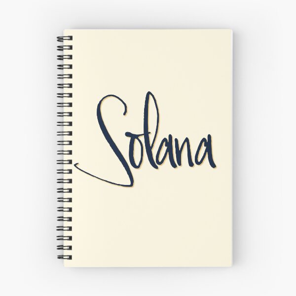 Item preview, SOLANA personalized type design designed and sold by CharlottePlaceArt.