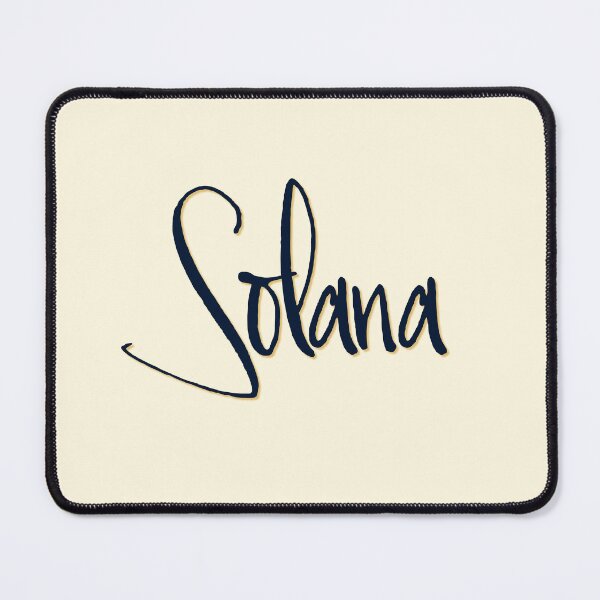 Item preview, SOLANA personalized type design designed and sold by CharlottePlaceArt.