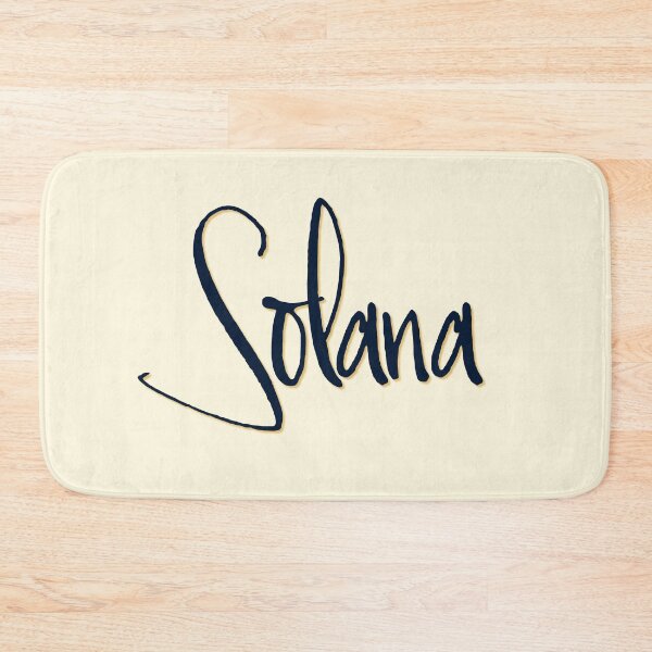 Item preview, SOLANA personalized type design designed and sold by CharlottePlaceArt.
