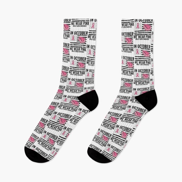 Item preview, In October We Wear Pink Breast Cancer Awareness designed and sold by TheDadShopCoz.