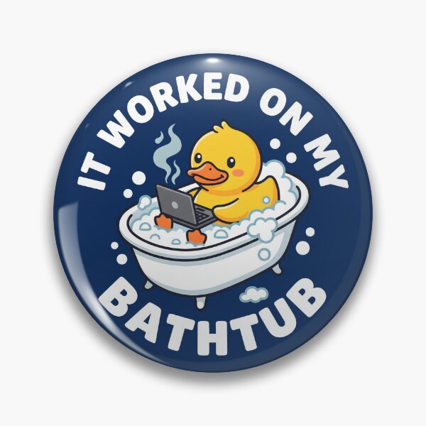 Item preview, Rubber Duck Debugging Developer Humor Bath Humor designed and sold by SplashTastic.