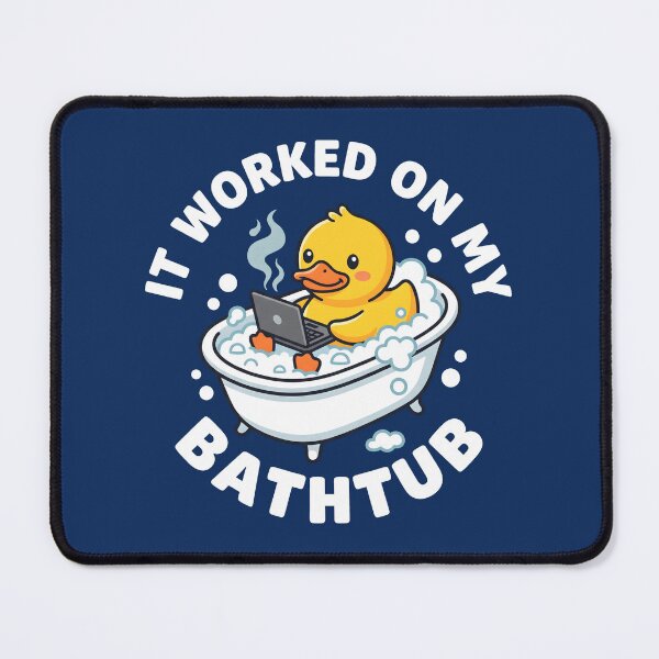 Item preview, Rubber Duck Debugging Developer Humor Bath Humor designed and sold by SplashTastic.