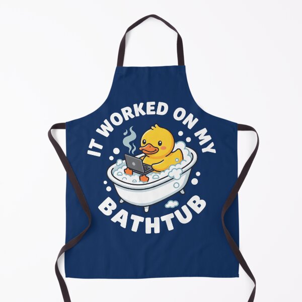 Item preview, Rubber Duck Debugging Developer Humor Bath Humor designed and sold by SplashTastic.
