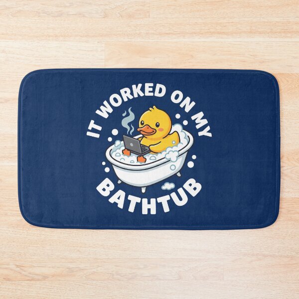 Item preview, Rubber Duck Debugging Developer Humor Bath Humor designed and sold by SplashTastic.