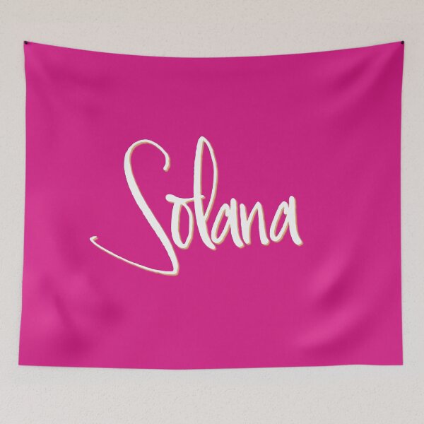 Item preview, SOLANA personalized type design designed and sold by CharlottePlaceArt.