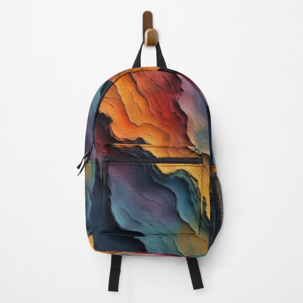 Item preview, A vibrant interplay of colors creates abstract waves. designed and sold by Mianku | Für das Leben.