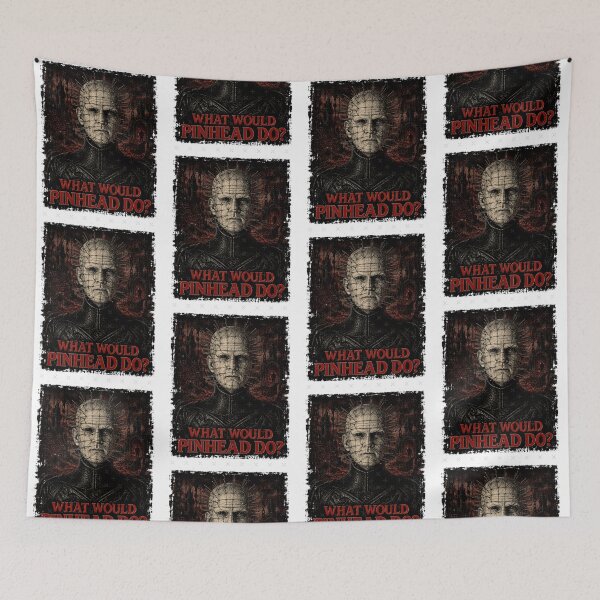 Item preview, Hellraiser What would Pinhead do   designed and sold by Salabarriad.