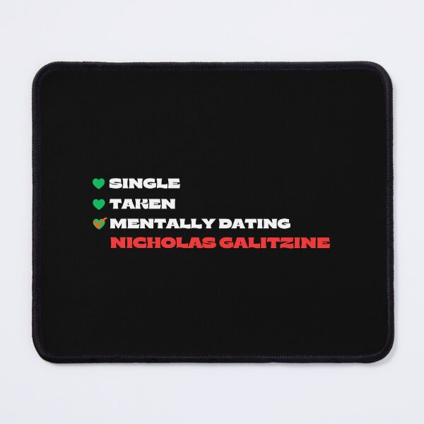 Item preview, Mentally Dating Nicholas Galitzine - White Fonts designed and sold by dayelin-hoey.