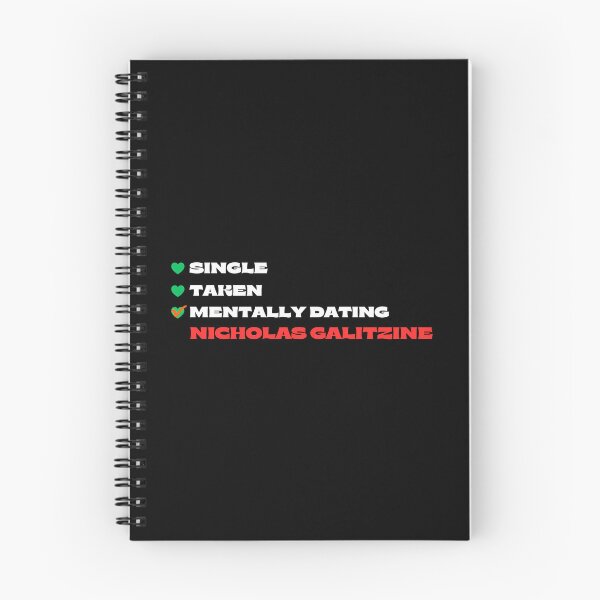 Item preview, Mentally Dating Nicholas Galitzine - White Fonts designed and sold by dayelin-hoey.