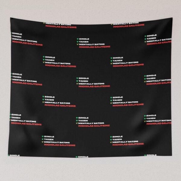 Item preview, Mentally Dating Nicholas Galitzine - White Fonts designed and sold by dayelin-hoey.