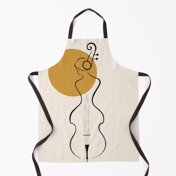 Item preview, Minimalist Double Bass Woman Line Art | Bauhaus Music Print | Abstract Female Musician Print | Modern Jazz Art designed and sold by Studio pod Burom.
