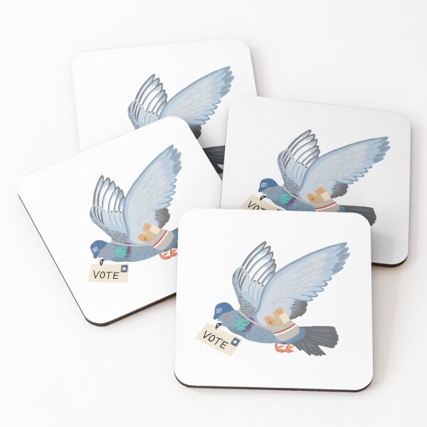 Item preview, Mail Carrier Pigeon - Vote designed and sold by TheDadShopCoz.