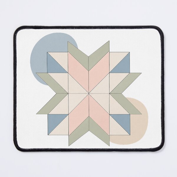 Item preview, Sewing Room:  Pink Star Quilt Block designed and sold by EverydayMagik.