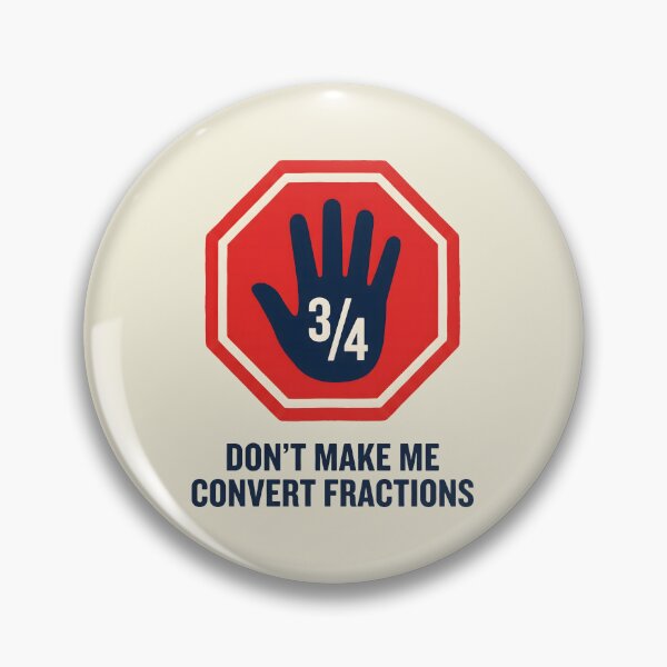 Item preview, Math Teacher Humor Fraction Converter Math Teacher designed and sold by SplashTastic.