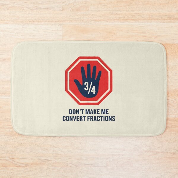 Item preview, Math Teacher Humor Fraction Converter Math Teacher designed and sold by SplashTastic.