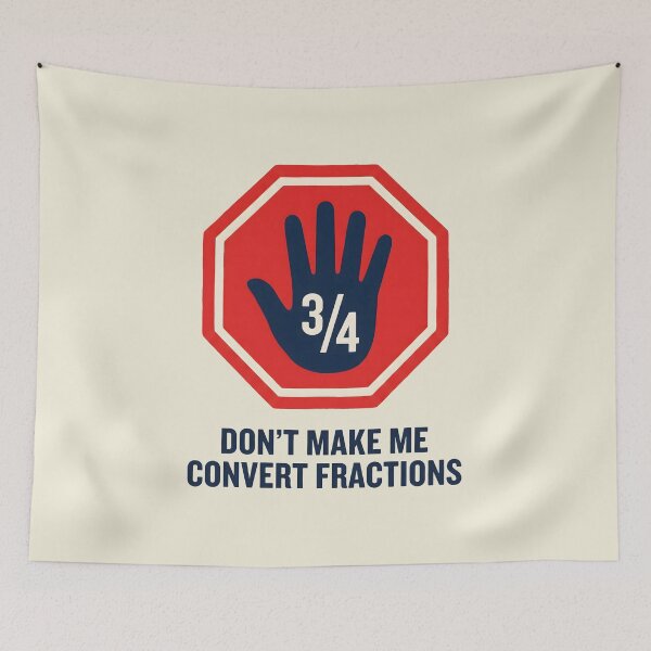 Item preview, Math Teacher Humor Fraction Converter Math Teacher designed and sold by SplashTastic.