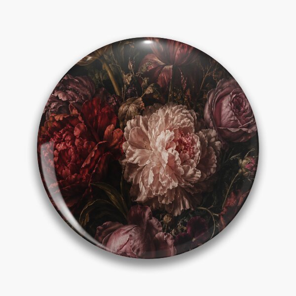 Item preview, Baroque Bouquet Moody Chiaroscuro Dark Floral Art designed and sold by teemix.