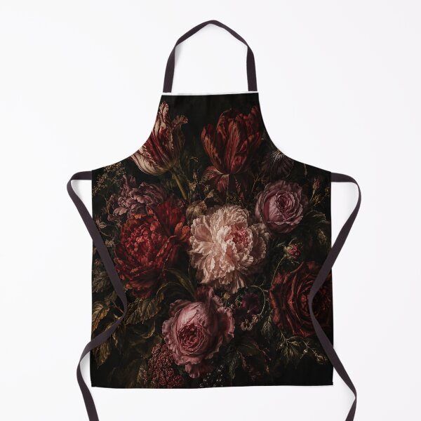 Item preview, Baroque Bouquet Moody Chiaroscuro Dark Floral Art designed and sold by teemix.