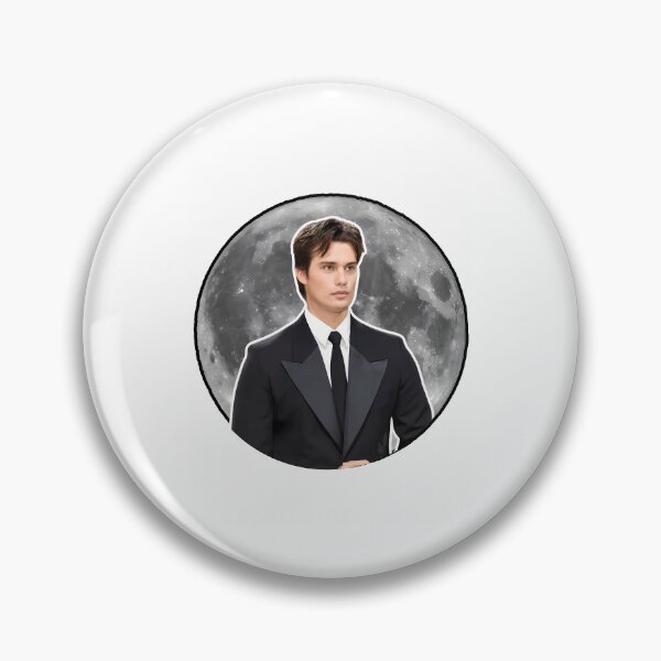 Item preview, Moon Nicholas Galitzine Sticker designed and sold by dayelin-hoey.