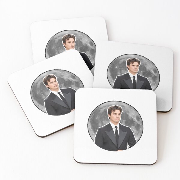 Item preview, Moon Nicholas Galitzine Sticker designed and sold by dayelin-hoey.
