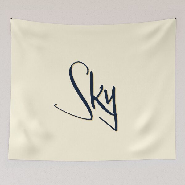 Item preview, SKY personalized type design designed and sold by CharlottePlaceArt.