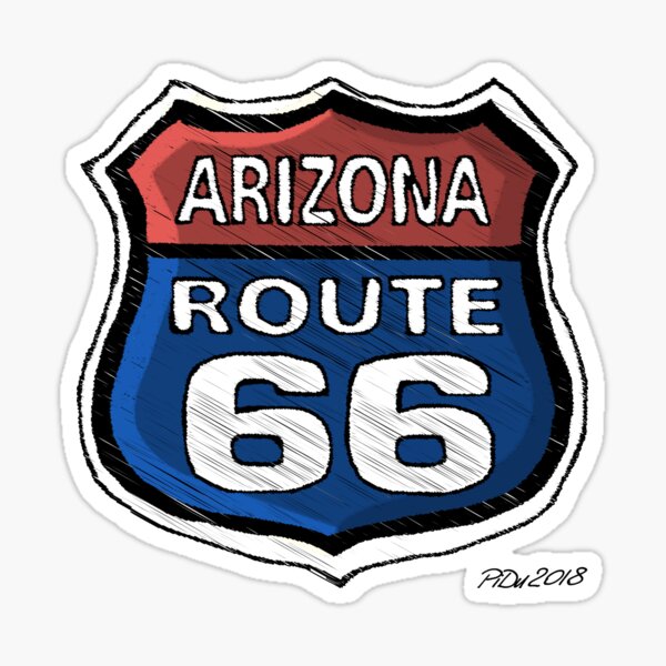Route 66 Arizona Sticker