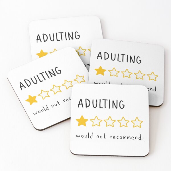 Item preview, Funny Quote Aduting Rate Inspirational Quotes designed and sold by clarkfraser.