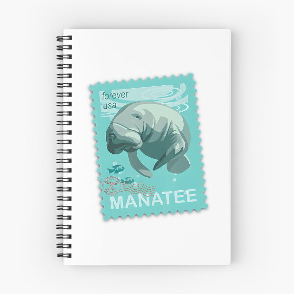 Item preview, Manatee Stamp designed and sold by TheDadShopCoz.