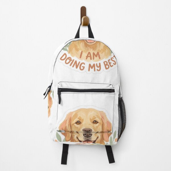 Item preview, Golden Retriever I Am Doing My Best Botanical designed and sold by Mr. Pawsome.