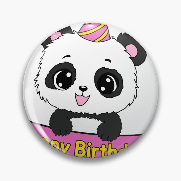 Item preview, Happy Birthday Panda! designed and sold by BunnySoftArt.