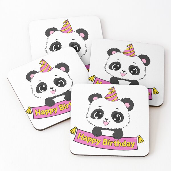 Item preview, Happy Birthday Panda! designed and sold by BunnySoftArt.