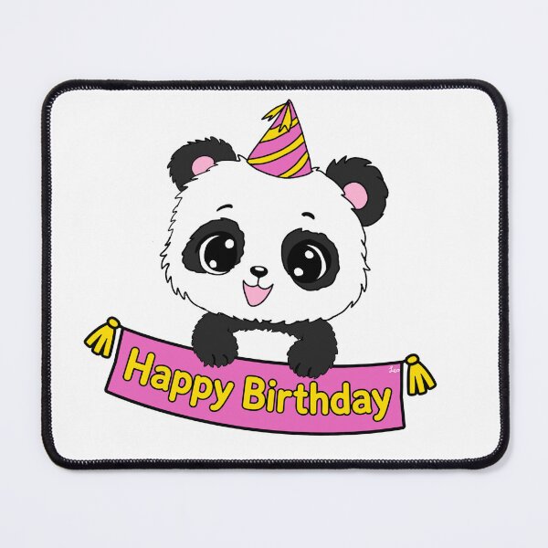 Item preview, Happy Birthday Panda! designed and sold by BunnySoftArt.