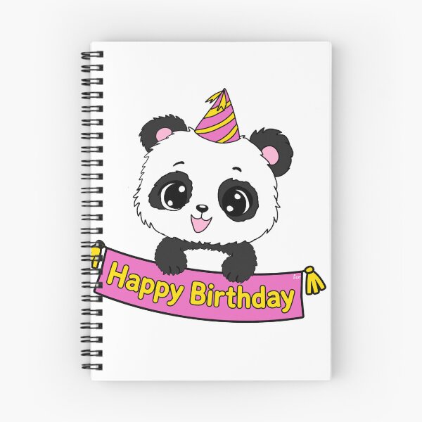 Item preview, Happy Birthday Panda! designed and sold by BunnySoftArt.