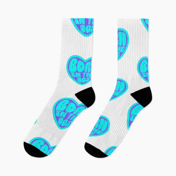Item preview, Aqua 8 Jordan matching socks, Jordan 8 aquas sneaker match tee, Jordan aqua 8 release dates  designed and sold by LAVegasVibes .