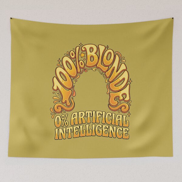 Item preview, I'm Not AI, I'm Blonde – Funny Blonde Girl designed and sold by SplashTastic.