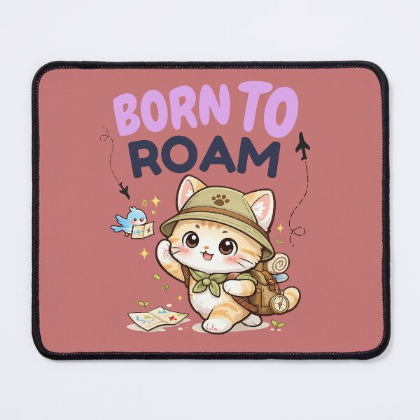 Item preview, Born to Roam Travel Lover Aesthetic Quote designed and sold by WallMuseStudio .