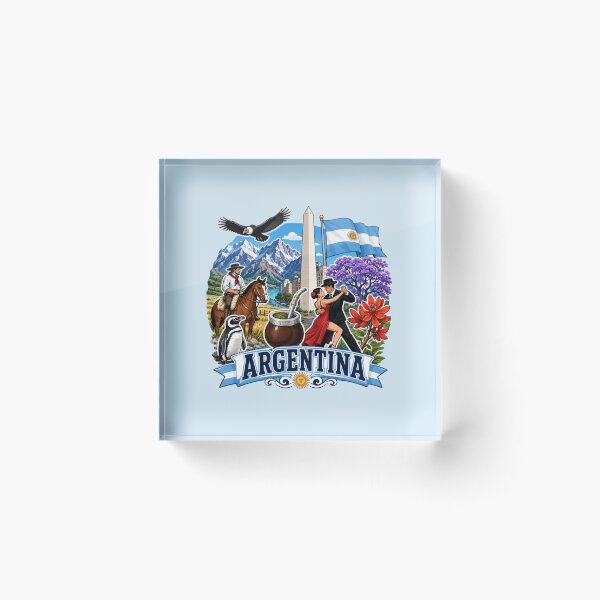 Item preview, Argentina - Culture, Wildlife and Landmarks designed and sold by Myra365Art.