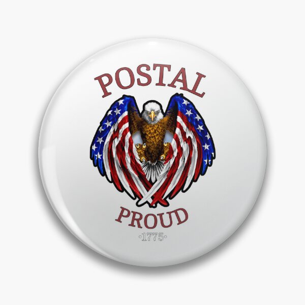 Item preview, Postal Proud designed and sold by TheDadShopCoz.