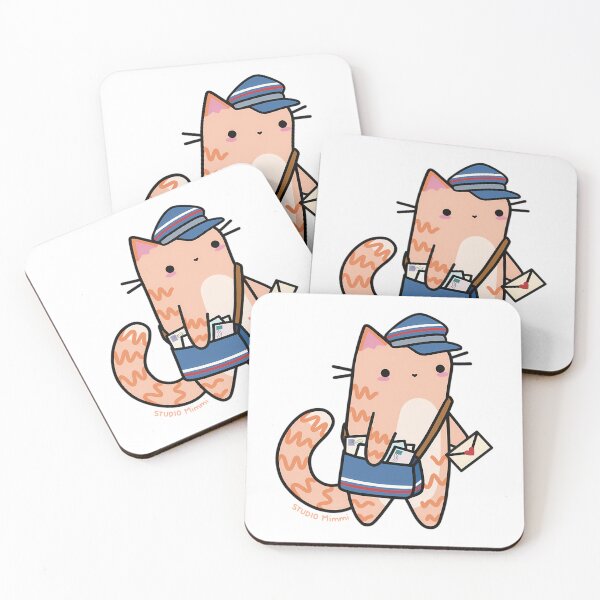 Item preview, Postmew Cat With Love Letter designed and sold by TheDadShopCoz.